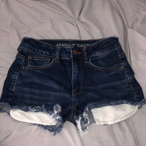 High rise shorts